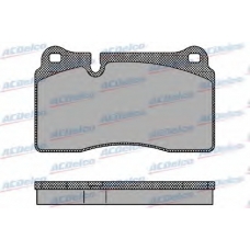 AC871281D AC Delco Комплект тормозных колодок, дисковый тормоз