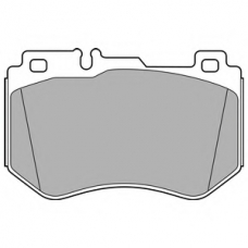 LP3137 DELPHI Комплект тормозных колодок, дисковый тормоз