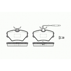 0485 02 KAWE Комплект тормозных колодок, дисковый тормоз
