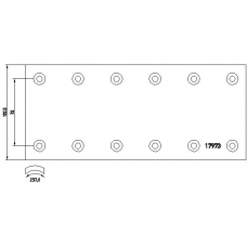 17973 TEXTAR Тормозные колодки, барабанный тормоз