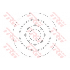 DF6673 TRW Тормозной диск