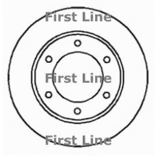 FBD1204 FIRST LINE Тормозной диск
