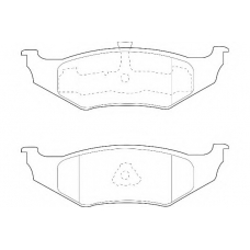 WBP23561A WAGNER LOCKHEED Комплект тормозных колодок, дисковый тормоз