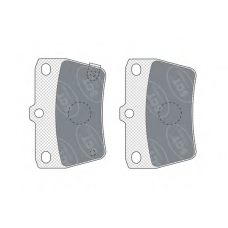 SP 309 PR SCT Комплект тормозных колодок, дисковый тормоз