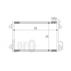 042-016-0014 LORO Конденсатор, кондиционер