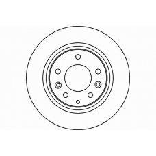 MDC1665 MINTEX Тормозной диск