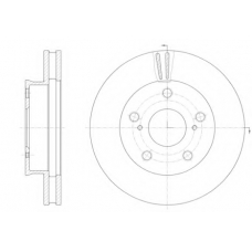 61422 10 KAWE Тормозной диск