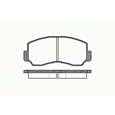 0094 40 KAWE Комплект тормозных колодок, дисковый тормоз
