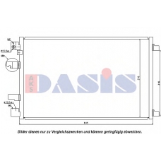 072035N AKS DASIS Конденсатор, кондиционер