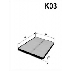 WP6870 QUINTON HAZELL Фильтр, воздух во внутренном пространстве