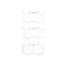 WBP24024A WAGNER LOCKHEED Комплект тормозных колодок, дисковый тормоз