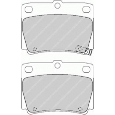 FDB1570 FERODO Комплект тормозных колодок, дисковый тормоз