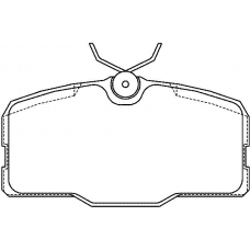 20751 185  1 4 T424 TEXTAR Колодки тормозные