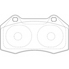 WBP24162A WAGNER LOCKHEED Комплект тормозных колодок, дисковый тормоз