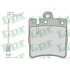 05P957A LPR Комплект тормозных колодок, дисковый тормоз