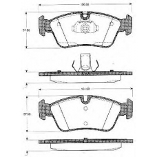 BLF1019 QUINTON HAZELL Комплект тормозных колодок, дисковый тормоз