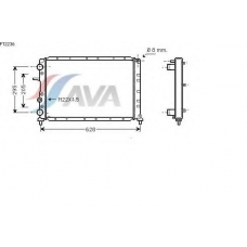 FT2236 AVA Радиатор, охлаждение двигателя