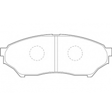 WBP23487A WAGNER LOCKHEED Комплект тормозных колодок, дисковый тормоз