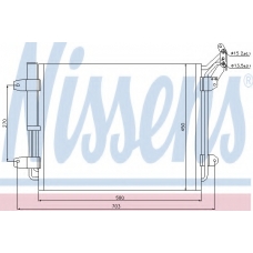940138 NISSENS Конденсатор, кондиционер