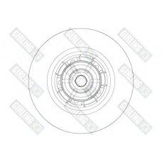 6063556 GIRLING Тормозной диск