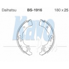 BS-1916 KAVO PARTS Комплект тормозных колодок