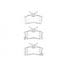 WBP24013A WAGNER LOCKHEED Комплект тормозных колодок, дисковый тормоз