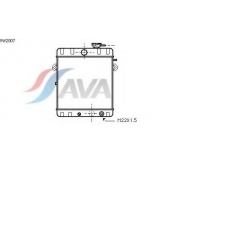 VW2007 AVA Радиатор, охлаждение двигателя
