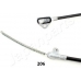 BC-206 JAPANPARTS Трос, стояночная тормозная система