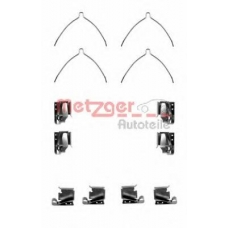 Z 1269 METZGER Комплектующие, колодки дискового тормоза
