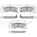 ADB3824 COMLINE Комплект тормозных колодок, дисковый тормоз