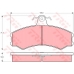 GDB846 TRW Комплект тормозных колодок, дисковый тормоз