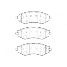 WBP24062B WAGNER LOCKHEED Комплект тормозных колодок, дисковый тормоз