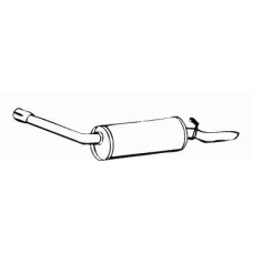 16173 WALKER Глушитель выхлопных газов конечный