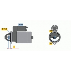 0 986 017 571 BOSCH Стартер