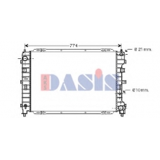 090085N AKS DASIS Радиатор, охлаждение двигателя