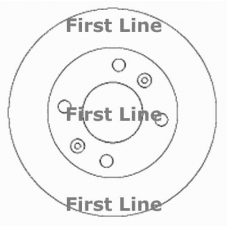 FBD1357 FIRST LINE Тормозной диск