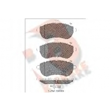 RB1821 R BRAKE Комплект тормозных колодок, дисковый тормоз