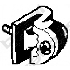 255-173 BOSAL Резиновые полоски, система выпуска