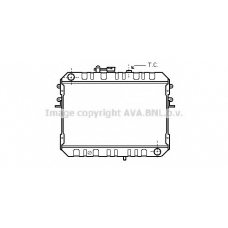 MZ2046 Prasco Радиатор, охлаждение двигателя