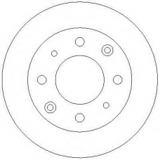 AC2434D AC Delco Тормозной диск