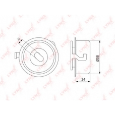 PB1274 LYNX Ролик натяжной