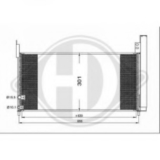 8663600 DIEDERICHS Конденсатор, кондиционер