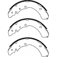 J3509013 NIPPARTS Комплект тормозных колодок