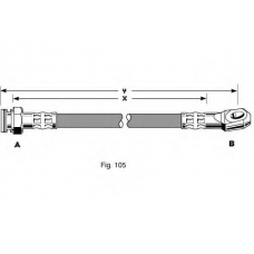 PHD265 TRW Тормозной шланг