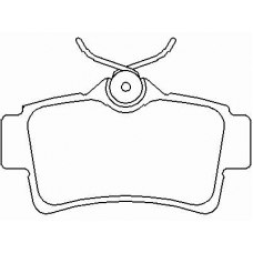 MDB2139 MINTEX Комплект тормозных колодок, дисковый тормоз