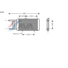 AI2066 AVA Радиатор, охлаждение двигателя