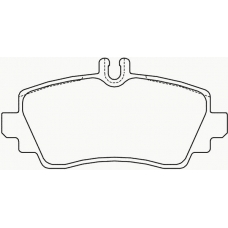 MDB1924 MINTEX Комплект тормозных колодок, дисковый тормоз