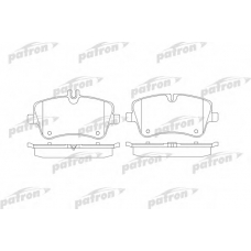 PBP1428 PATRON Комплект тормозных колодок, дисковый тормоз