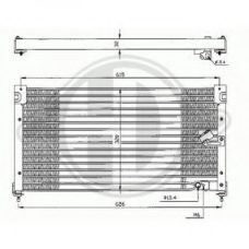 8704000 DIEDERICHS Конденсатор, кондиционер