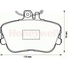571828S STOP Комплект тормозных колодок, дисковый тормоз